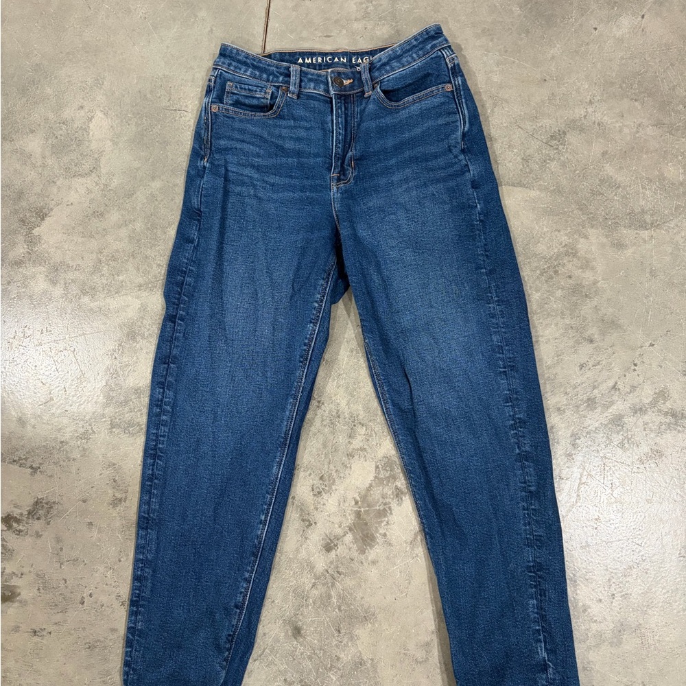 American Eagle Dark Blue Denim Shorts